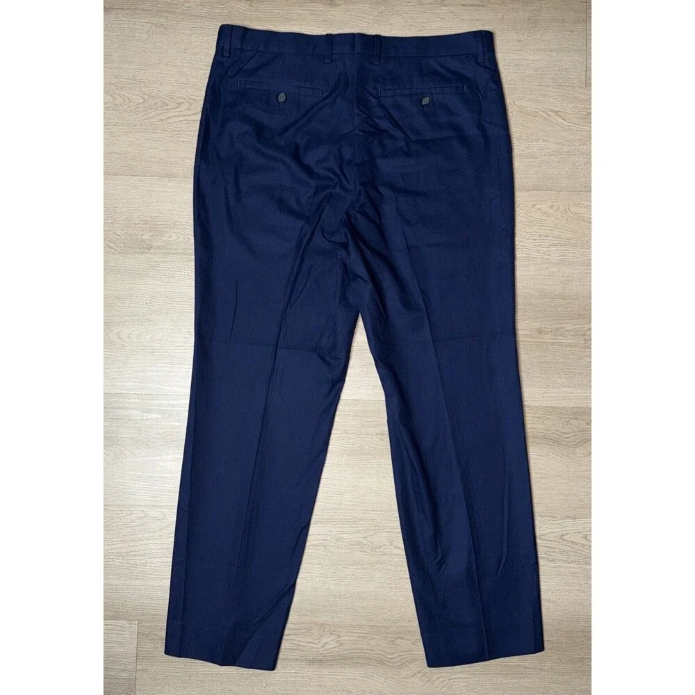 Banana Republic Pants Mens 34x30 Navy Blue Non-Iron Standard Fit Cotton Chinos
